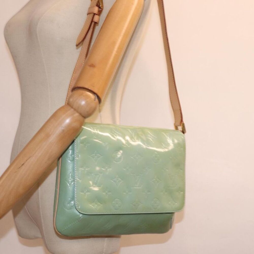 Louis Vuitton Thompson Street Blue Patent Leather Shoulder Bag (Pre-Owned) - Picture 7 of 16